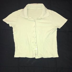 Light green caroline top